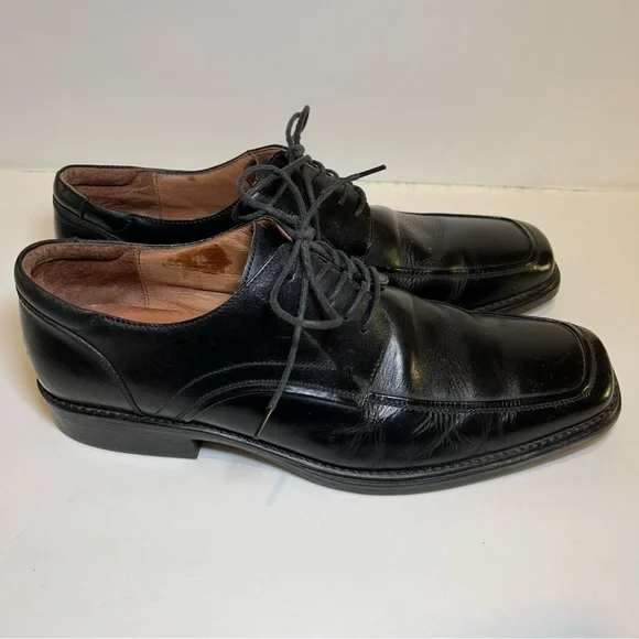 Giorgio Brutini Black Leather Oxford Shoes Men’s Size 12 - Picture 3 of 6